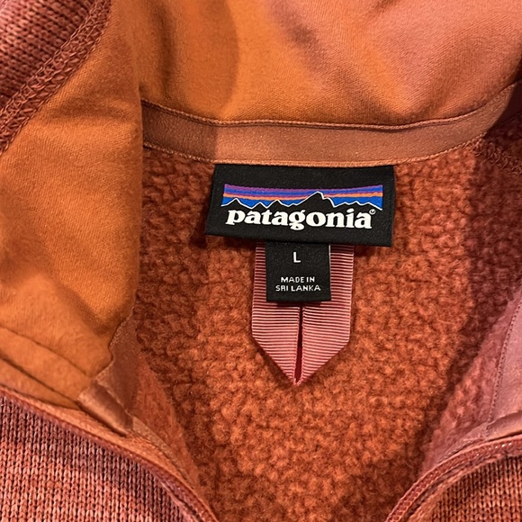 Patagonia W’s Better Sweater 1/4 Zip Performance Fleece Pullover L~Century Pink - Picture 9 of 12